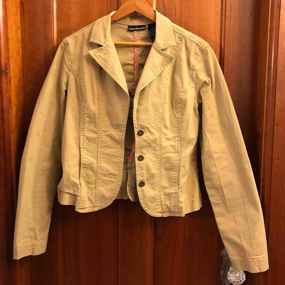 DKNY tan blazer